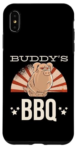 BBQ Grill Barbecue grillen BUDDYS BBQ grillen Hülle für iPhone XS Max BBQ Grill Barbecue grillen BUDDYS BBQ grillen Hülle für iPhone XS Max von Pizza BBQ Grill Fastfood Restaurant Zubehör Shirts