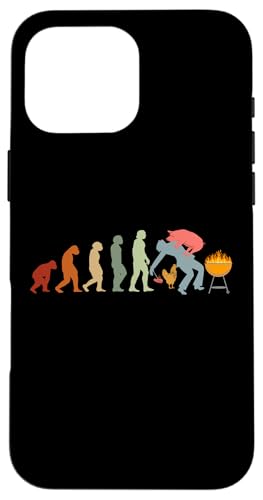 BBQ Grill EVOLUTION Barbecue Holzkohle grill BBQ grillen Hülle für iPhone 16 Pro Max von Pizza BBQ Grill Fastfood Restaurant Zubehör Shirts