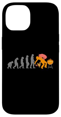 BBQ Grill EVOLUTION Barbecue grillen BBQ grillen Hülle für iPhone 14 BBQ Grill EVOLUTION Barbecue grillen BBQ grillen Hülle für iPhone 14 von Pizza BBQ Grill Fastfood Restaurant Zubehör Shirts