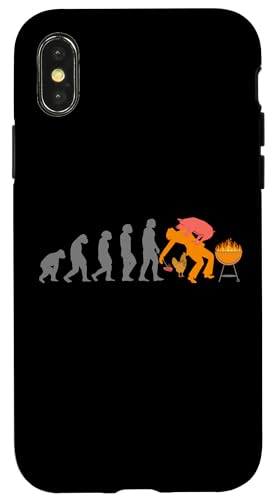 BBQ Grill EVOLUTION Barbecue grillen BBQ grillen Hülle für iPhone X/XS BBQ Grill EVOLUTION Barbecue grillen BBQ grillen Hülle für iPhone X/XS von Pizza BBQ Grill Fastfood Restaurant Zubehör Shirts