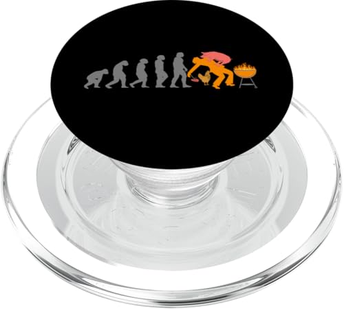 BBQ Grill EVOLUTION Barbecue grillen BBQ grillen PopSockets PopGrip für MagSafe BBQ Grill EVOLUTION Barbecue grillen BBQ grillen PopSockets PopGrip für MagSafe von Pizza BBQ Grill Fastfood Restaurant Zubehör Shirts