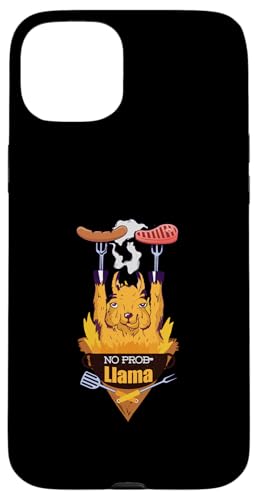 BBQ Grill NO PRO-Llama Barbecue grillen BBQ grillen Hülle für iPhone 15 Plus von Pizza BBQ Grill Fastfood Restaurant Zubehör Shirts