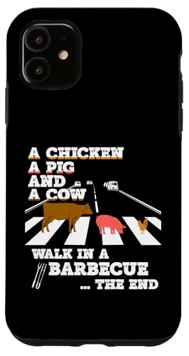 BBQ Grill WALK in a Barbecue grillen BBQ grillen Hülle für iPhone 11 BBQ Grill WALK in a Barbecue grillen BBQ grillen Hülle für iPhone 11 von Pizza BBQ Grill Fastfood Restaurant Zubehör Shirts