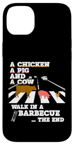 BBQ Grill WALK in a Barbecue grillen BBQ grillen Hülle für iPhone 14 Plus BBQ Grill WALK in a Barbecue grillen BBQ grillen Hülle für iPhone 14 Plus von Pizza BBQ Grill Fastfood Restaurant Zubehör Shirts