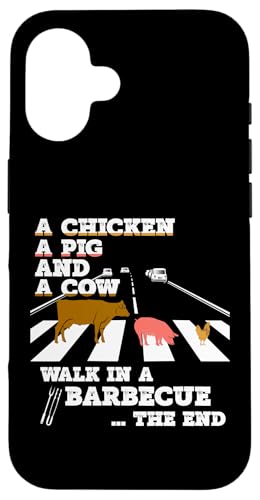 BBQ Grill WALK in a Barbecue grillen BBQ grillen Hülle für iPhone 16 BBQ Grill WALK in a Barbecue grillen BBQ grillen Hülle für iPhone 16 von Pizza BBQ Grill Fastfood Restaurant Zubehör Shirts