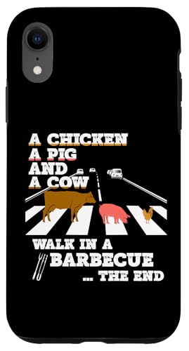 BBQ Grill WALK in a Barbecue grillen BBQ grillen Hülle für iPhone XR BBQ Grill WALK in a Barbecue grillen BBQ grillen Hülle für iPhone XR von Pizza BBQ Grill Fastfood Restaurant Zubehör Shirts