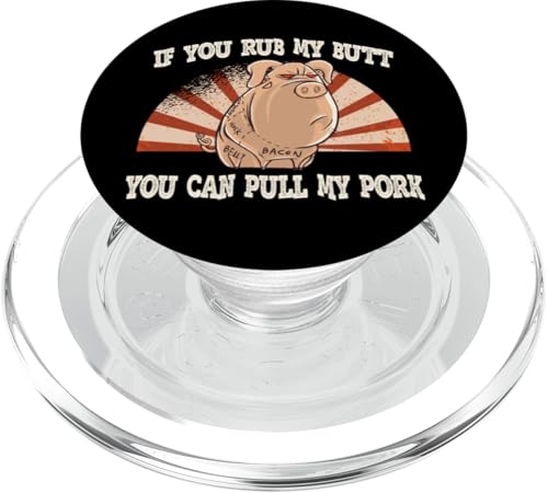 BBQ Grill pork Barbecue grillen BBQ grillen PopSockets PopGrip für MagSafe BBQ Grill pork Barbecue grillen BBQ grillen PopSockets PopGrip für MagSafe von Pizza BBQ Grill Fastfood Restaurant Zubehör Shirts