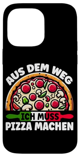 Aus Dem Weg Ich Muss Pizza Machen Pizzabäcker Lustig Italien Hülle für iPhone 14 Pro Max von Pizza Backen Pizzasprüche Sarkasmus Geschenke