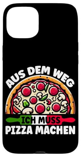Aus Dem Weg Ich Muss Pizza Machen Pizzabäcker Lustig Italien Hülle für iPhone 15 Plus von Pizza Backen Pizzasprüche Sarkasmus Geschenke