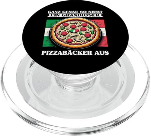 Ganz Genau So Sieht Ein Grandioser Pizzabäcker Aus Pizza PopSockets PopGrip für MagSafe von Pizza Backen Pizzasprüche Sarkasmus Geschenke