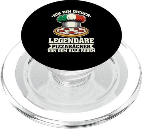 Ich Bin Dieser Legendäre Pizzabäcker Von Dem Alle Reden PopSockets PopGrip für MagSafe von Pizza Backen Pizzasprüche Sarkasmus Geschenke