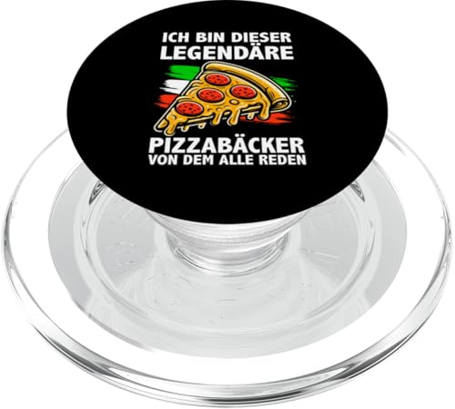 Ich Bin Dieser Legendäre Pizzabäcker Von Dem Alle Reden PopSockets PopGrip für MagSafe von Pizza Backen Pizzasprüche Sarkasmus Geschenke