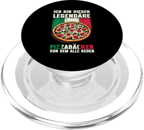 Ich Bin Dieser Legendäre Pizzabäcker Vor Dem Alle Reden PopSockets PopGrip für MagSafe von Pizza Backen Pizzasprüche Sarkasmus Geschenke