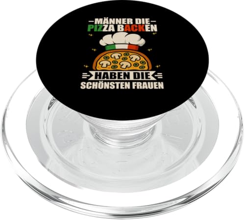 Männer Die Pizza Backen Haben Die Schönsten Frauen Italien PopSockets PopGrip für MagSafe von Pizza Backen Pizzasprüche Sarkasmus Geschenke