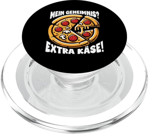 Mein Geheimnis Extra Käse Pizzabäcker Pizzamacher Pizza PopSockets PopGrip für MagSafe von Pizza Backen Pizzasprüche Sarkasmus Geschenke