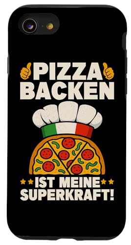 Pizza Backen Ist Meine Superkraft Pizzabäcker Italien Lustig Hülle für iPhone SE (2020) / 7 / 8 von Pizza Backen Pizzasprüche Sarkasmus Geschenke