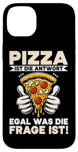 Pizza Ist Die Antwort Egal Was Die Frage Ist Pizzabäcker Hülle für iPhone 14 Plus von Pizza Backen Pizzasprüche Sarkasmus Geschenke
