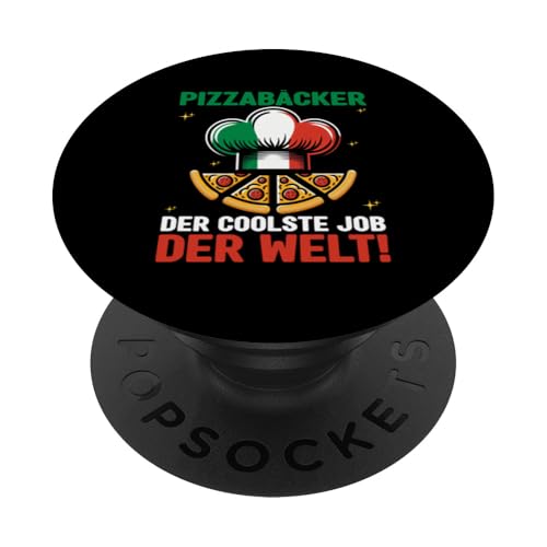 Pizzabäcker Der Coolste Job Der Welt Italien Pizza Spruch PopSockets Klebender PopGrip Pizzabäcker Der Coolste Job Der Welt Italien Pizza Spruch PopSockets Klebender PopGrip von Pizza Backen Pizzasprüche Sarkasmus Geschenke