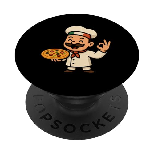 Pizzabäcker Italien Pizzamacher Chef Pizzaliebhaber Lustig PopSockets Klebender PopGrip Pizzabäcker Italien Pizzamacher Chef Pizzaliebhaber Lustig PopSockets Klebender PopGrip von Pizza Backen Pizzasprüche Sarkasmus Geschenke