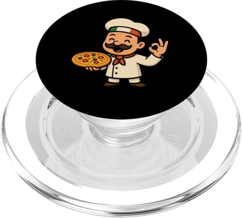 Pizzabäcker Italien Pizzamacher Chef Pizzaliebhaber Lustig PopSockets PopGrip für MagSafe Pizzabäcker Italien Pizzamacher Chef Pizzaliebhaber Lustig PopSockets PopGrip für MagSafe von Pizza Backen Pizzasprüche Sarkasmus Geschenke