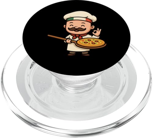 Pizzabäcker Pizzamacher Chef Pizzaliebhaber Lustig Spruch PopSockets PopGrip für MagSafe von Pizza Backen Pizzasprüche Sarkasmus Geschenke