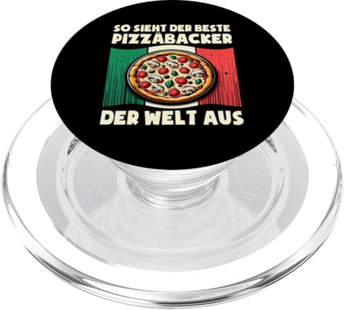 So Sieht Der Beste Pizzabäcker Der Welt Aus Italien Pizza PopSockets PopGrip für MagSafe von Pizza Backen Pizzasprüche Sarkasmus Geschenke
