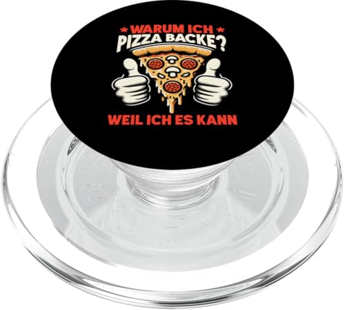 Warum Ich Pizza Backe Weil Ich Es Kann Pizzabäcker Lustig PopSockets PopGrip für MagSafe Warum Ich Pizza Backe Weil Ich Es Kann Pizzabäcker Lustig PopSockets PopGrip für MagSafe von Pizza Backen Pizzasprüche Sarkasmus Geschenke