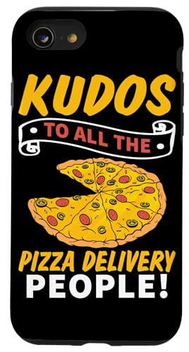 Ein großes Lob an alle Pizza-Lieferungen für Pizza-Besitzer Hülle für iPhone SE (2020) / 7 / 8 von Pizza Delivery Designs For Pizza Cravers