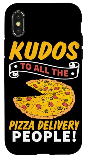 Ein großes Lob an alle Pizza-Lieferungen für Pizza-Besitzer Hülle für iPhone X/XS Ein großes Lob an alle Pizza-Lieferungen für Pizza-Besitzer Hülle für iPhone X/XS von Pizza Delivery Designs For Pizza Cravers