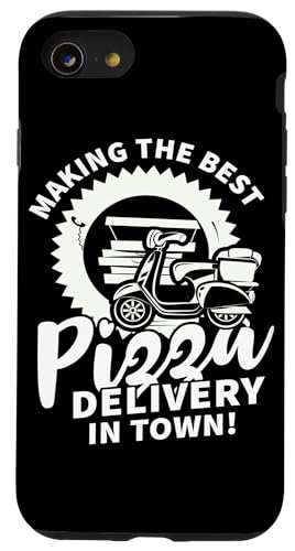Machen Sie das beste Pizza-Lieferdesign für Pizza-Besitzer Hülle für iPhone SE (2020) / 7 / 8 von Pizza Delivery Designs For Pizza Cravers