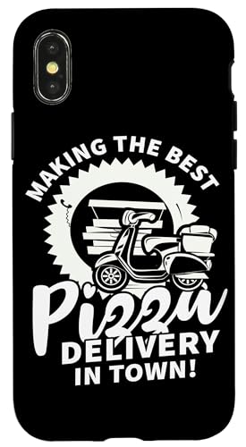 Machen Sie das beste Pizza-Lieferdesign für Pizza-Besitzer Hülle für iPhone X/XS Machen Sie das beste Pizza-Lieferdesign für Pizza-Besitzer Hülle für iPhone X/XS von Pizza Delivery Designs For Pizza Cravers