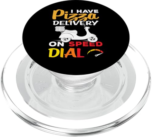 Pizza-Lieferdesign für Motorroller-Pizza-Lieferung PopSockets PopGrip für MagSafe Pizza-Lieferdesign für Motorroller-Pizza-Lieferung PopSockets PopGrip für MagSafe von Pizza Delivery Designs For Pizza Cravers