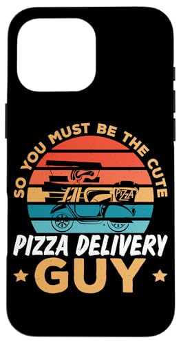 Pizza-Lieferdesign für süßen Pizza-Liefermann Hülle für iPhone 16 Pro Max von Pizza Delivery Designs For Pizza Cravers