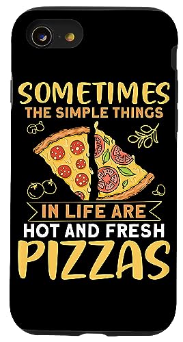 Pizza Spruch Lieferung Design für Pizzaesser Hülle für iPhone SE (2020) / 7 / 8 von Pizza Delivery Designs For Pizza Cravers