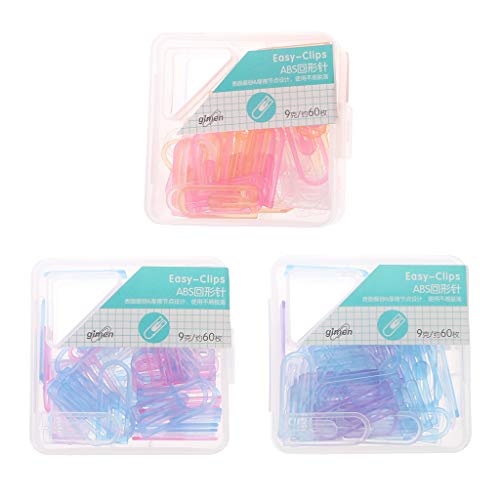 60pcs Kleine Papierklammer Süßigkeiten Farbe Klarer Briefpapier Bindemittel Clipp Tabelle 60pcs Kleine Papierklammer Süßigkeiten Farbe Klarer Briefpapier Bindemittel Clipp Tabelle von Pjeghbvop