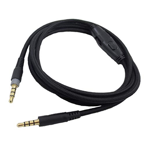 Kopfhörer-Mikrofonkabel, Stecker auf Stecker, 3,5 mm, 1,5 m, für Geräuschunterdrückung Kopfhörer-Mikrofonkabel, Stecker auf Stecker, 3,5 mm, 1,5 m, für Geräuschunterdrückung von Pjeghbvop