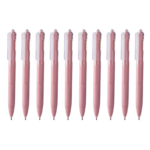 Pjeghbvop 10 x Neutraler Stift 0,5 mm Schreibstift Schnelltrocknender Gelschreiber Schwarzer Schreibwarenstift zum Schreiben Malen von Pjeghbvop