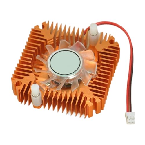 Pjeghbvop CPU Grafik-Kühlkörper IC-Chip-Kühlung mit Lüfter 12 V Kühlkörper Kühlkörper für 3 W 5 W 10 W Elektronischer Chip IC Computer Pjeghbvop CPU Grafik-Kühlkörper IC-Chip-Kühlung mit Lüfter 12 V Kühlkörper Kühlkörper für 3 W 5 W 10 W Elektronischer Chip IC Computer von Pjeghbvop