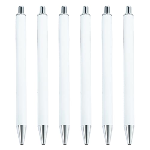 Pjeghbvop Druckkugelschreiber, Signierstift, Kugelschreiber, Business-Stift, Gäste-Anmeldestift, für Büro, 1,0 mm Spitze, 6 Stück von Pjeghbvop