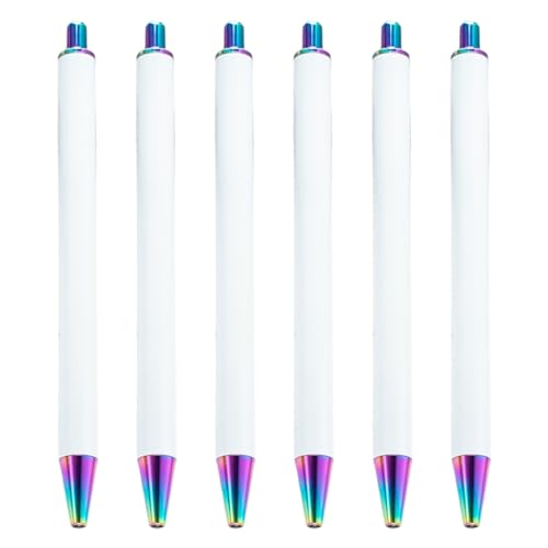 Pjeghbvop Druckkugelschreiber, Signierstift, Kugelschreiber, Business-Stift, Gäste-Anmeldestift, für Büro, 1,0 mm Spitze, 6 Stück Pjeghbvop Druckkugelschreiber, Signierstift, Kugelschreiber, Business-Stift, Gäste-Anmeldestift, für Büro, 1,0 mm Spitze, 6 Stück von Pjeghbvop