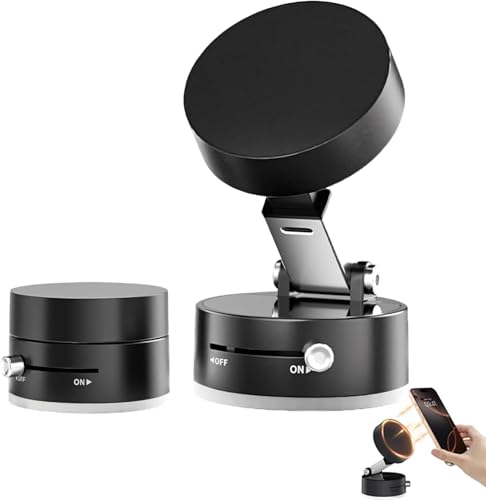 Pjjrdh Vacuum Suction Magnetic Phone Stand,Vacuum Magnetic Phone Holder,Vacuum Magnetic Phone Stand,Magnetic Phone Holder,Suction Phone Holder,Foldable Portable Vacuum Magnetic Cell Phone Holder von Pjjrdh