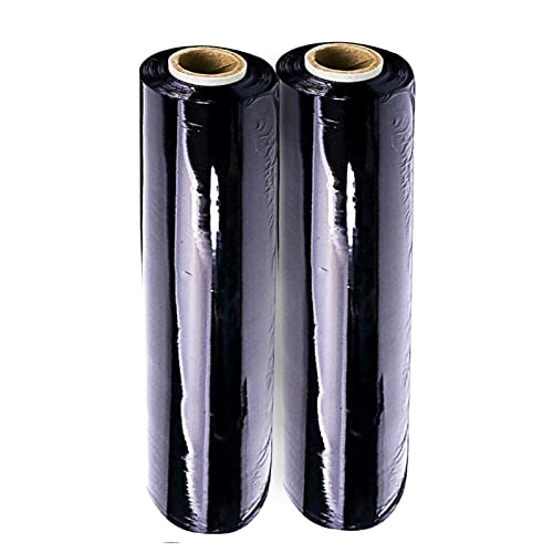 PKGE Schrumpffolie, strapazierfähig, 400 mm x 250 m, Schwarz 2 Roll Schwarz PKGE Schrumpffolie, strapazierfähig, 400 mm x 250 m, Schwarz 2 Roll Schwarz von PKGE
