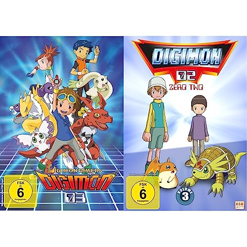 Digimon Tamers - Die komplette Serie (Ep. 01-51) [9 DVDs] & Digimon Adventure 02 (Volume 3: Episode 35-50) [3 DVDs] von Plaion Pictures