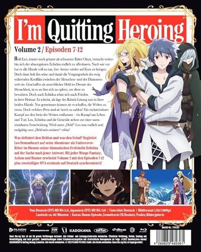 I'm Quitting Heroing. Vol.1, 1 Blu-ray von Plaion Pictures