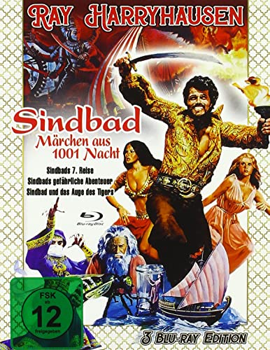 Ray Harryhausen - Sindbad, Märchen aus 1001 Nacht (3 Blu-rays) von Plaion Pictures