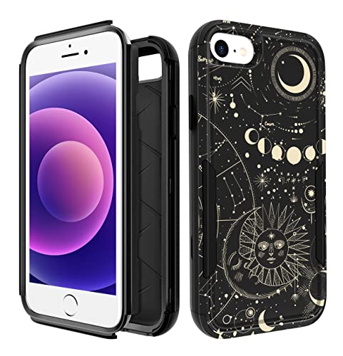 Plakill Robuste Schutzhülle für iPhone SE 2020/2022/3rd Gen & 7/8, Motiv: Weltraumkonstellation, stoßdämpfend, Kameraschutz, schwarz, TPU-Material, robuste Schutzhülle Plakill Robuste Schutzhülle für iPhone SE 2020/2022/3rd Gen & 7/8, Motiv: Weltraumkonstellation, stoßdämpfend, Kameraschutz, schwarz, TPU-Material, robuste Schutzhülle von Plakill