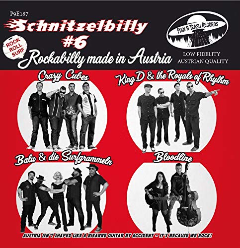SCHNITZELBILLY - Rockabilly Made in Austria Vol. 6 (7" Vinyl EP) von Plan 9 Trash Records