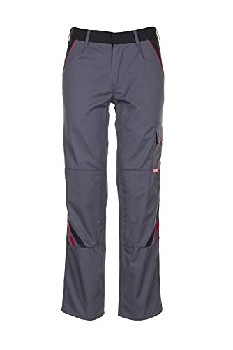 PLANAM Bundhose HIGHLINE, Farbe schiefer/schwarz/rot, Größe 106 von Planam