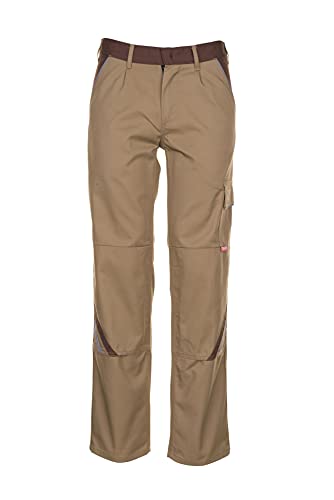 Planam 2324038 Highline Bundhose, Khaki/Braun/Zink, Größe 38 von Planam