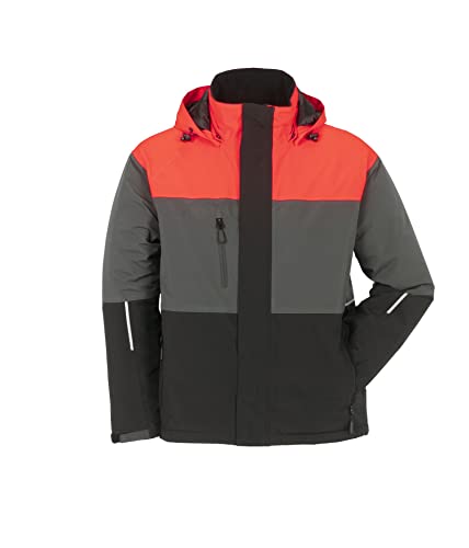 Planam 3755056 Outdoor Aviator Jacke, Rot/Grau/Schwarz, Größe XL von Planam